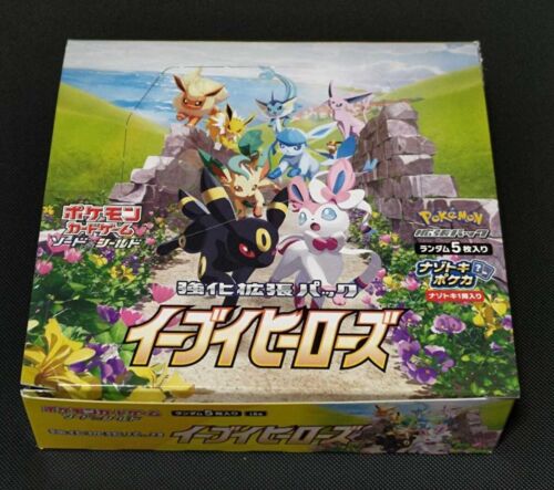 Japanese factory Pokemon Eevee Heroes Booster Box New Factory SEALED