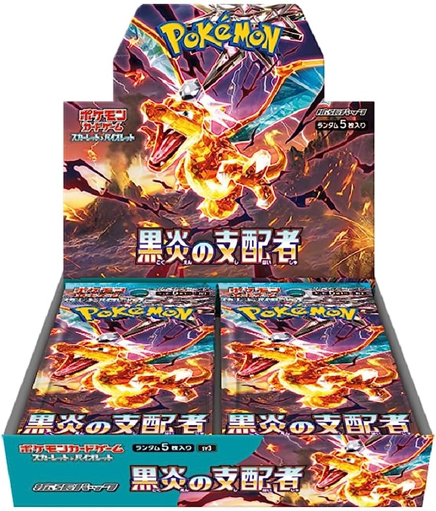 Pokemon Card Game Scarlet & Violet Black Flame Ruler booster 1 Case 12box