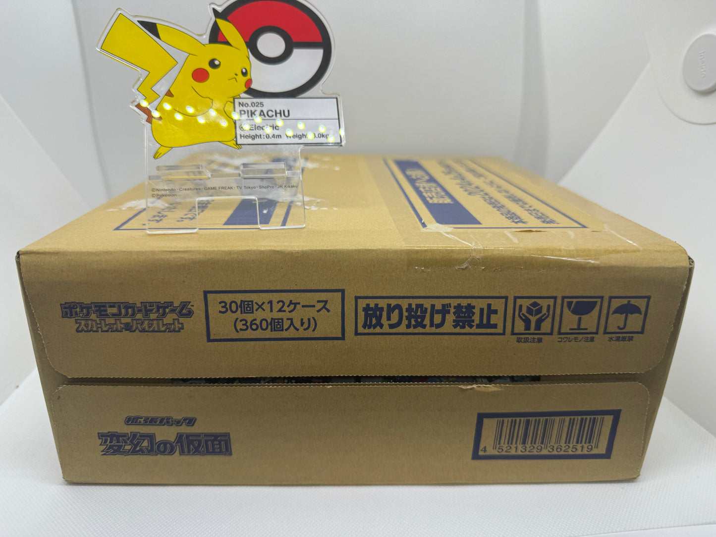 Mask of Change Case 12 Box sv6 Factory Sealed Pokemon Card Japanese New 2024