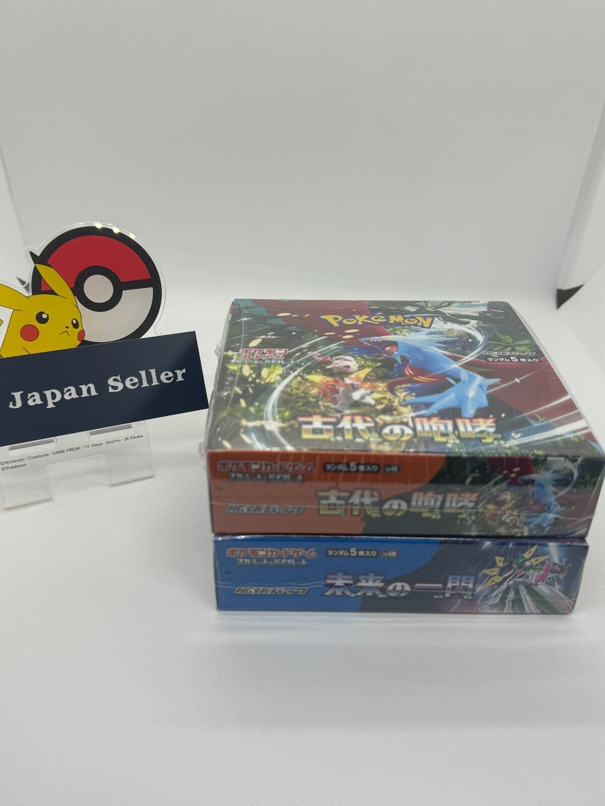 Ancient Roar and Future Flash Booster Box Set of 2 Pokemon Card Japanese Sealed